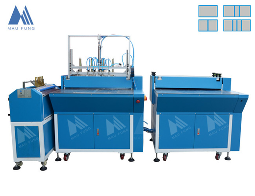 Półautomatyczna maszyna do produkcji okładek zeszytów 6 szt./min 780*430mm 4mm, dwustanowiskowa MF-SCM500A2