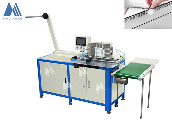Semi-Auto Spiral Double Twin Wire Binding Machine For Notebook Hanger Kalendarz MF-SDM520