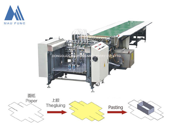 Automatyczna maszyna do klejenia papieru do sztywnych pudełek do klejenia pudełek prezentowych, półautomatyczna maszyna do produkcji sztywnych pudełek MF-SJ850A