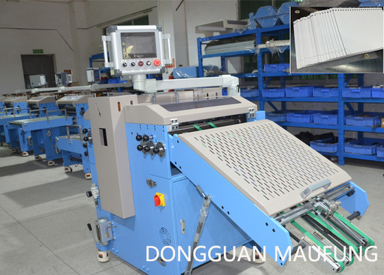Chiny Całkowicie automatyczne notebook Perforating Perforating Machine For Spiral Wire Double Wire Notebooks Binding MF-PBM350